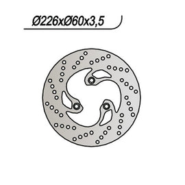 DISCO FRENO ANT NG  KYMCO