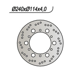 DISCO FRENO ANT NG HONDA