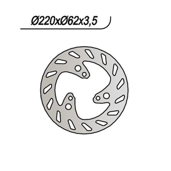 DISCO FRENO POST NG213 CRE SIX 0102