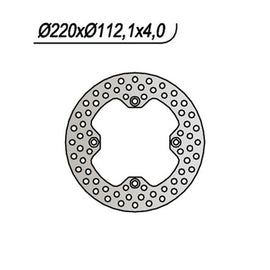 DISCO FRENO POST NG263 HUSQVARNA 0001