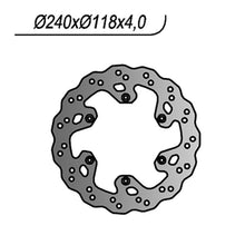 Carica l&#39;immagine nel visualizzatore di Gallery, DISCO FRENO POST NG SUZUKI