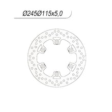 Carica l&#39;immagine nel visualizzatore di Gallery, DISCO FRENO POST NG636 DUCATI SS 9297