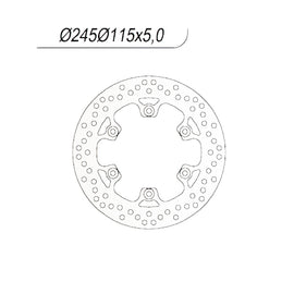 DISCO FRENO POST NG636 DUCATI SS 9297