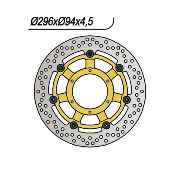 DISCO FRENO ANT NG HONDA