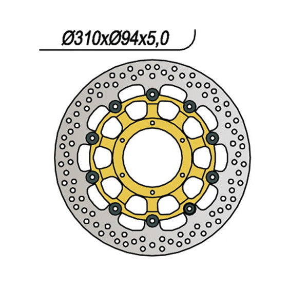DISCO FRENO ANT NG HONDA