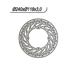 DISCO FRENO ANT ANT NG HONDA