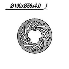 Carica l&#39;immagine nel visualizzatore di Gallery, DISCO FRENO ANT NG SYM PIAGGIO PEUGEOT