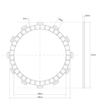 Carica l&#39;immagine nel visualizzatore di Gallery, DISCO FRIZIONE GUARNITO FCC