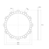 741475 - DISCO FRIZIONE GUARNITO FCC