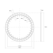 Carica l&#39;immagine nel visualizzatore di Gallery, DISCO FRIZIONE GUARNITO T-MAX 500 0311