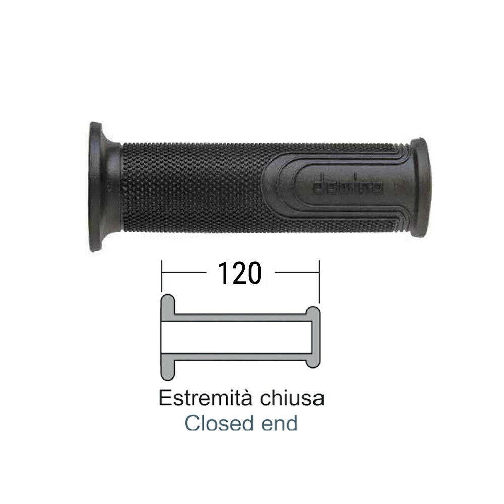 COPPIA MANOPOLE CHIUSE LUNGH.120MM