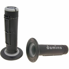 Carica l&#39;immagine nel visualizzatore di Gallery, COPPIA MANOPOLE NERO/GRIGIO OFF-ROAD