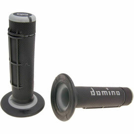 COPPIA MANOPOLE NERO/GRIGIO OFF-ROAD