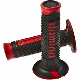 COPPIA MANOPOLE NERO/ROS OFF-ROAD 120MM