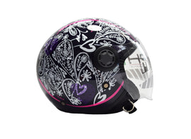 CASCO JET ONE DARK BLUE/PURPLE TG.XS 06