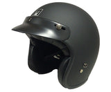HLFB101XXL - CASCO JET H-EASY MATT BLACK TAGLIA XXL
