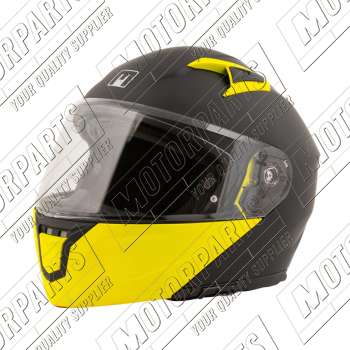 CASCO MODULARE RAPTOR MATT BLACK/YELL S