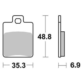 SERIE PASTIGLIE FRENO LIBERTY 50-125