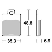 Carica l&#39;immagine nel visualizzatore di Gallery, SERIE PASTIGLIE FRENO LIBERTY 50-125