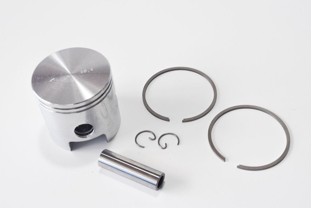 PISTONE COMPLETO DIAMETRO 50,8MM- 3 TRAVASI ADATTABILE VESPA 50-APE 50 TOP PERFORMANCE