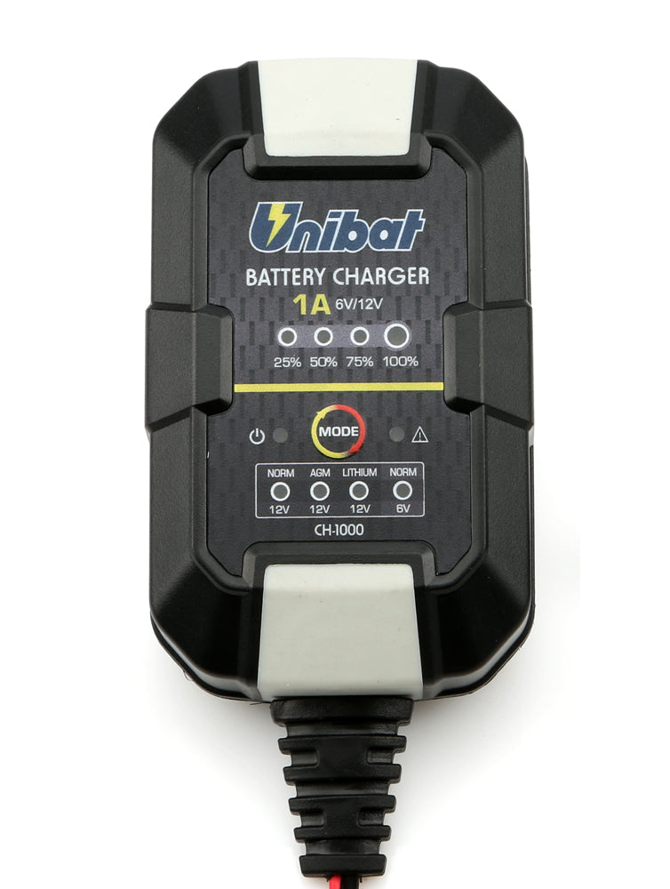 CARICABATTERIE UNIBAT 1A 6V/12V