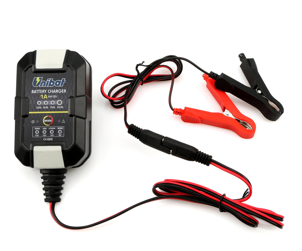 CARICABATTERIE UNIBAT 1A 6V/12V