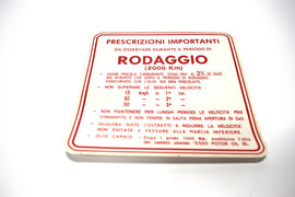 ADESIVO RODAGGIO VESPA C/MISCELA