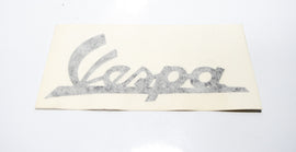 TARGHETTA ANT.VESPA NERA ADESIVA V.125