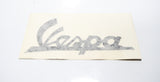 TARGHETTA ANTERIORE VESPA NERA ADESIVA VESPA 125