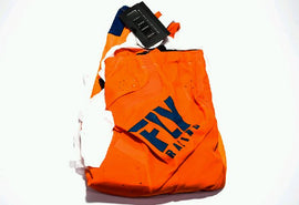 PANTALONE CROSS LITE ARANCIONE/BLU TG.36