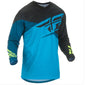 MAGLIA CROSS F-16 BLU/NERO/FLUO TG.L