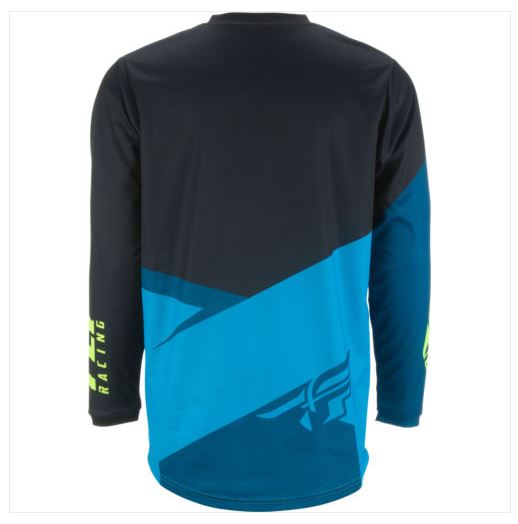 MAGLIA CROSS F-16 BLU/NERO/FLUO TG.L