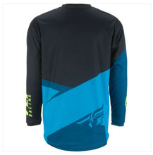 Carica l&#39;immagine nel visualizzatore di Gallery, MAGLIA CROSS F-16 BLU/NERO/FLUO TG.L
