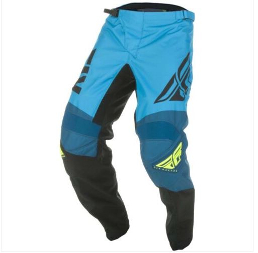 PANTALONE CROSS F-16 BLU/NERO/FLUO TG.32