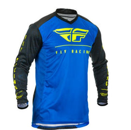 MAGLIA CROSS LITE BLU/NERO/FLUO TG.L