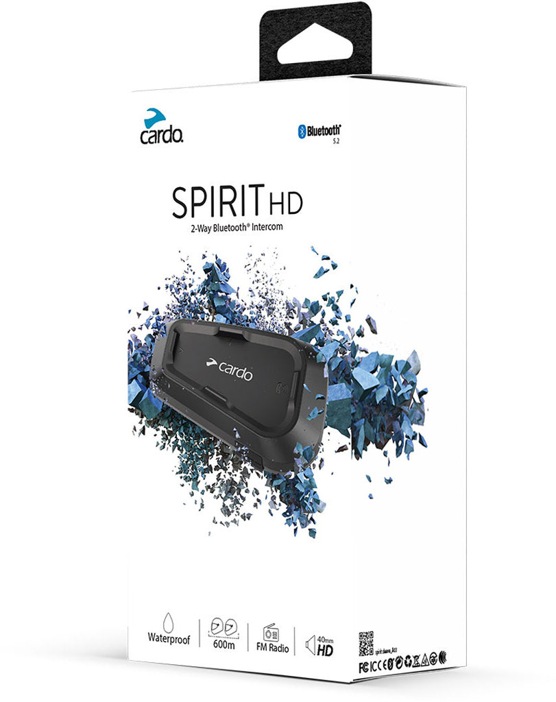 INTERFONO BLUETOOTH 'SPIRIT HD' 1 PEZZO